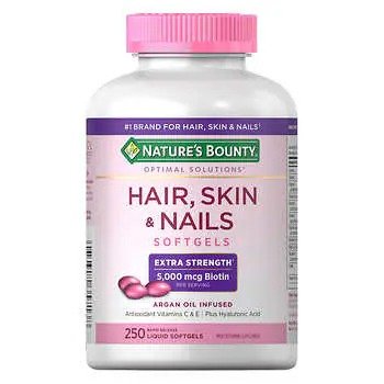 Extra Strength Hair, Skin and Nails, 250 Softgels