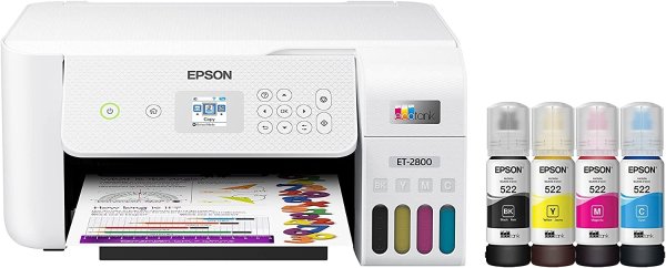 EcoTank ET-2800 一体式彩色打印机  送额外墨