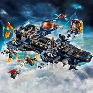 LEGO 超级英雄系列复仇者联盟天空母舰76153 $109.99(指导价$119.99) 包 