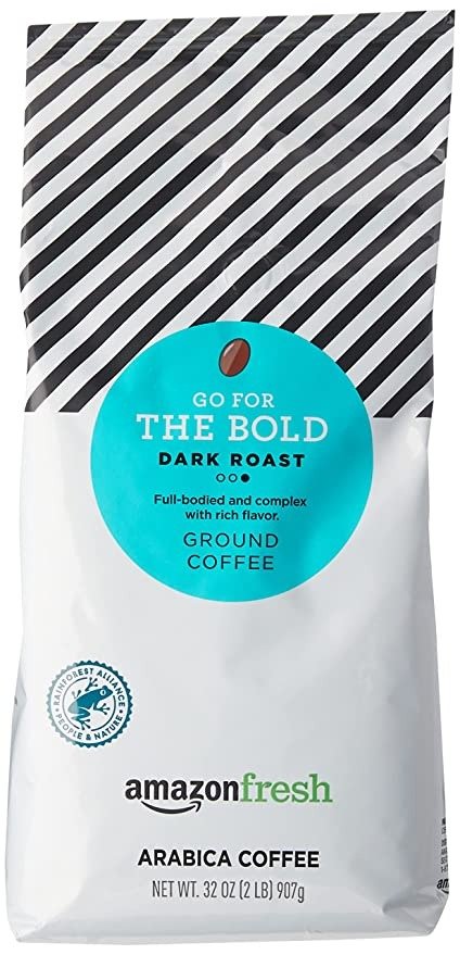 Go For The Bold Ground Coffee, Dark Roast, 32 Ounce