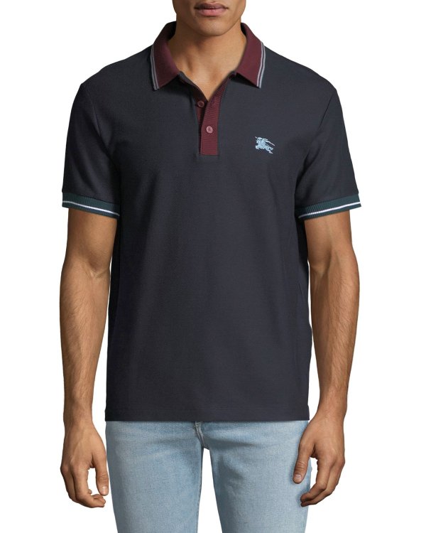 Men's Hursford Contrast-Trim Polo Shirt