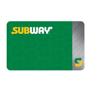 Subway 价值$50电子礼卡促销