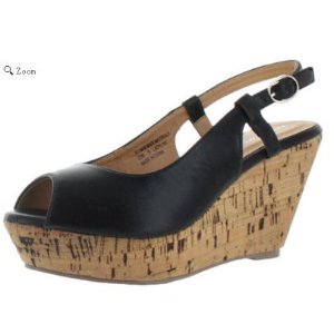 Very Volatile Lady Like Women's Cork Wedge Sandals Shoes
