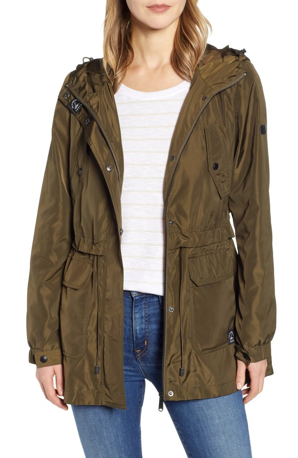 Hooded Water Resistant Parka