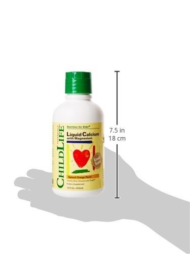 Liquid Calcium/Magnesium,Natural Orange Flavor Plastic Bottle, 16-Fl. Oz.