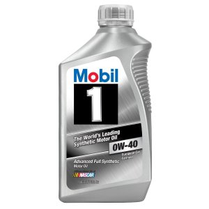 Mobil 1 96989 0W-40 Synthetic Motor Oil - 1 Quart (Pack of 6)