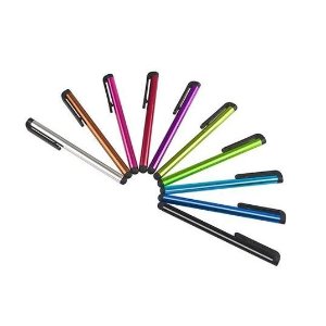 Insten 10-Piece Colorful Universal Touch Screen Stylus Pens