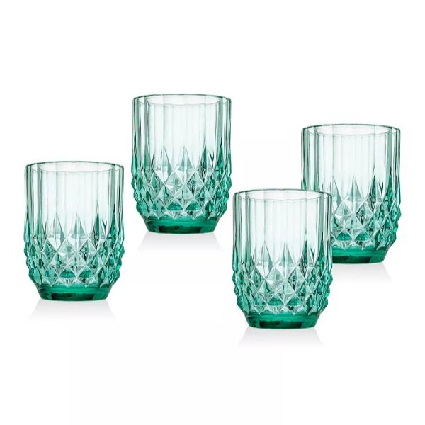 Celtic Double Old-Fashioned Glasses, Set of 4