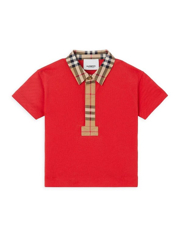 Baby's & Little Kid's Johane Archive Check Polo Shirt