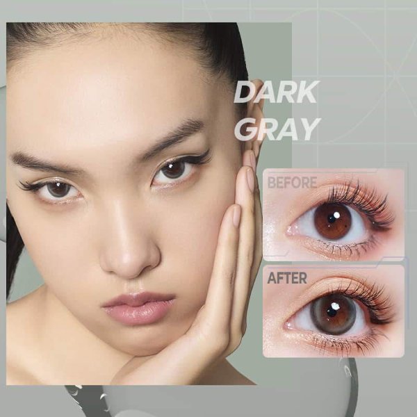 Icy Dark Grey Color Contacts 1-Day Highlight Pro(10pcs)
