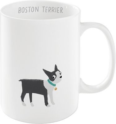 Pet Shop by Fringe Studio Happy Boston Terrier Coffee Mug, 12-oz - Chewy.com