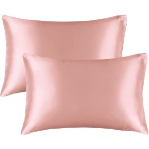BEDELITE Satin Silk Pillowcase Set of 2 Pack