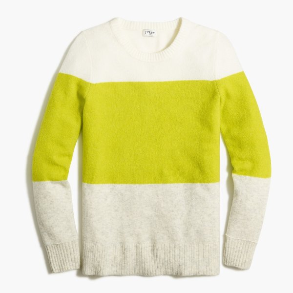 Crewneck sweater in extra-soft yarn