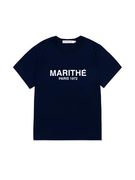 Marithe W Regular Marithe Tee (navy)