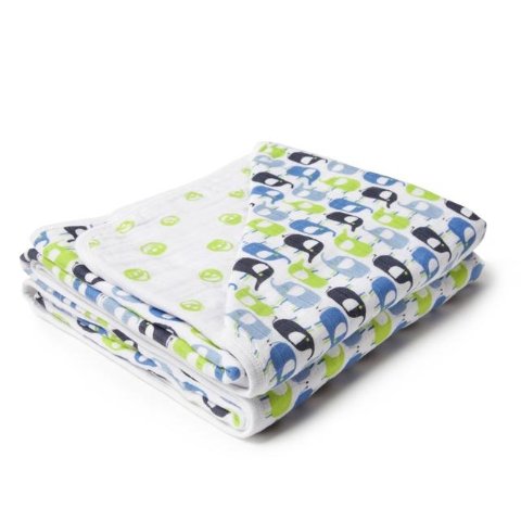 ZutanoBlue Elephant Zzz Blanket