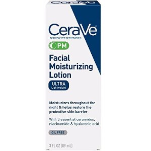 CeraVe Moisturizing Facial Lotion PM, 3 Ounce