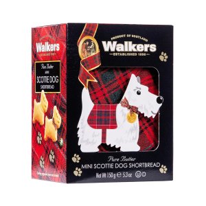 Walker’s Pure Butter Mini Scottie Dog Shaped Shortbread - 51-Count Carton