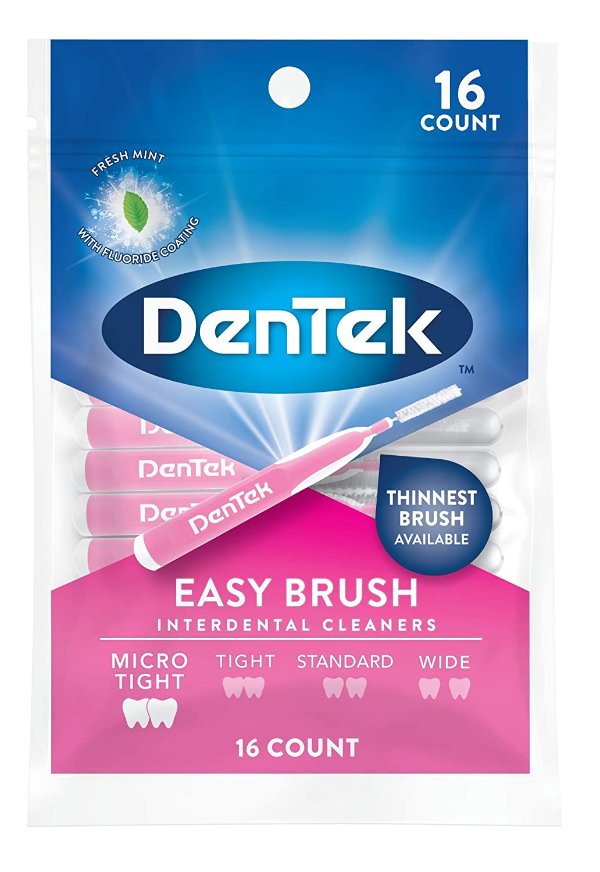 DenTek Easy Brush Micro Tight Interdental Cleaners - 16 Ea, 16count