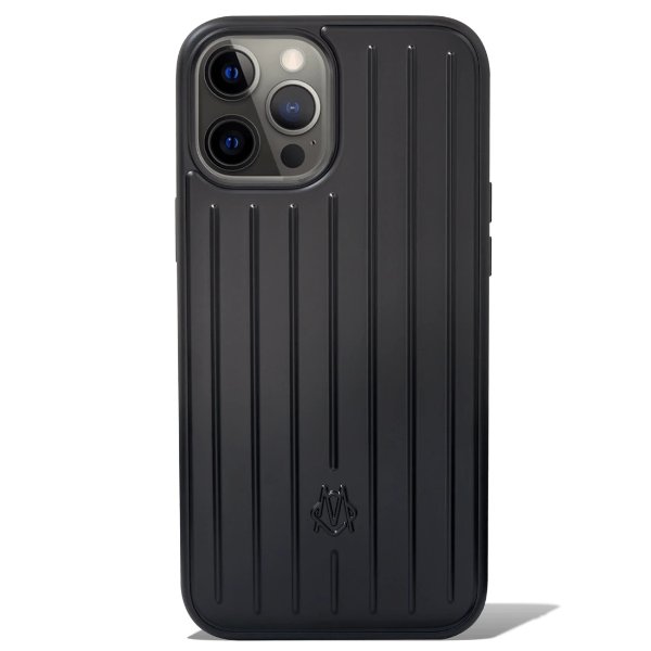 Matte Black Groove Case for iPhone 12 Pro Max | RIMOWA