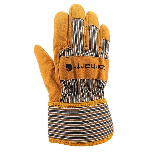 Men's Suede Work Glove with Safety Cuff