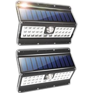 EZBASICS Solar Motion Sensor Lights Outdoor with 32LED