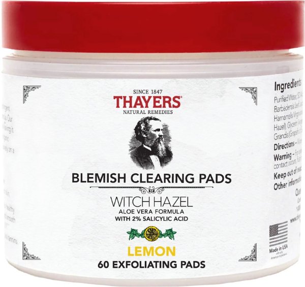 Witch Hazel Blemish Clearing Pads 