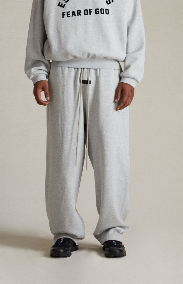 Light Heather Grey Relaxed Lounge Pants