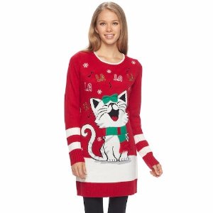 Juniors Ugly Christmas Sweaters @ Kohl\u0027s Extra 25% Off