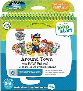 LeapStart 3D Around Town with PAW Patrol Book, Level 2