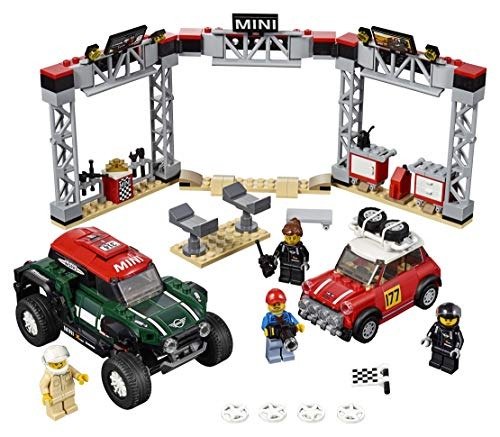 Speed Champions 1967 Mini Cooper S Rally and 2018 Mini John Cooper Works Buggy 75894 Building Kit (481 Piece)