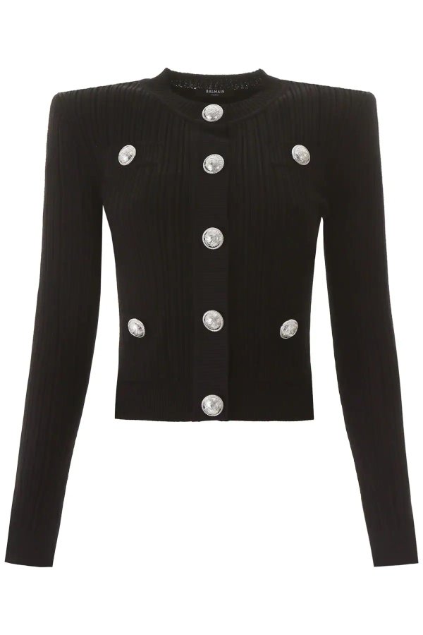 CARDIGAN WITH SILVER BUTTONS