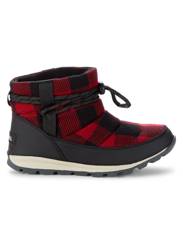 Whitney Plaid Booties