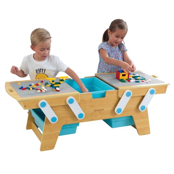 儿童积木搭建及存贮桌