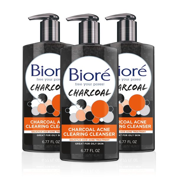 Bioré Charcoal Acne Clearing Facial Cleanser