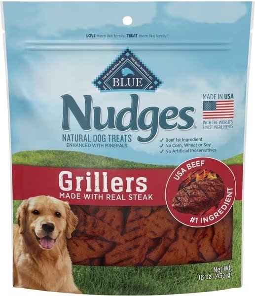 Nudges Grillers Steak Natural Dog Treats