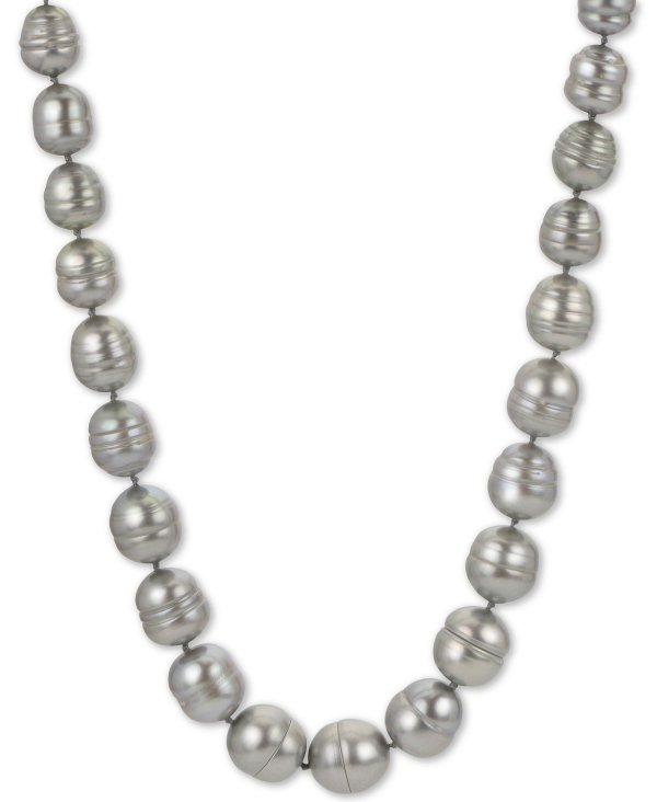 Baroque Cultured Freshwater Pearl 18" Necklace (5-1/5 -9-1/2mm) in Sterling Silver