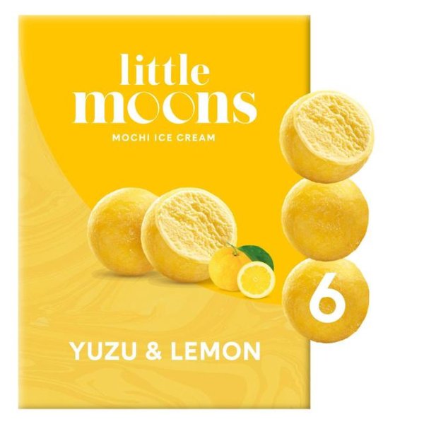 Little Moons 素食柚子柠檬麻糬冰淇淋
