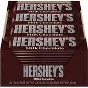 Hershey's 牛奶巧克力, 1.55盎司/包 (36包)
