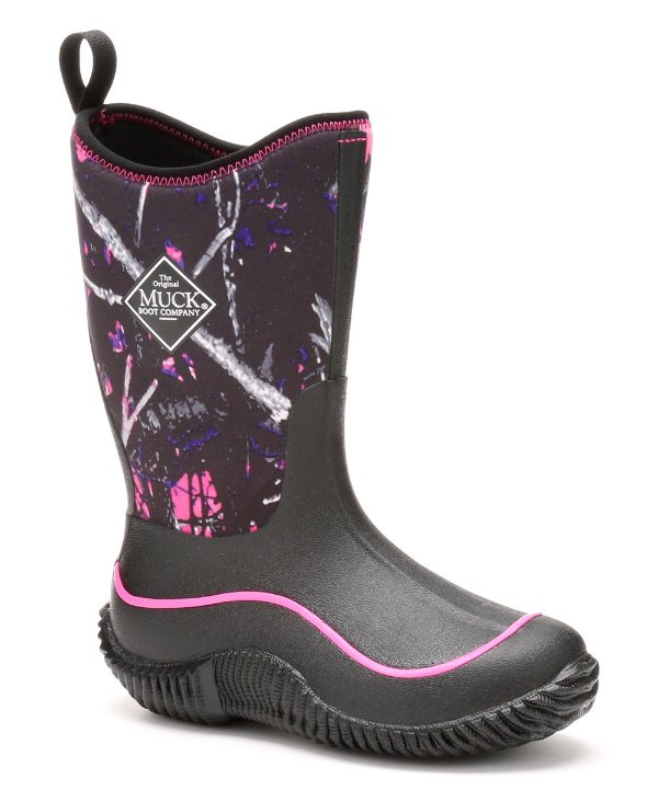 Black & Muddy Girl Pink Hale Rain Boot - Kids