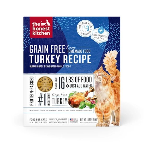 Dehydrated Grain Free Turkey Cat Food, 4 lbs. | Petco