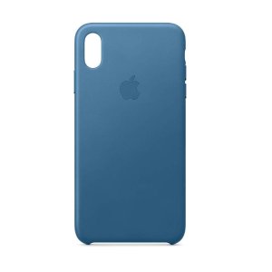 Apple Leather Case (for iPhone Xs Max) - Cape Cod Blue