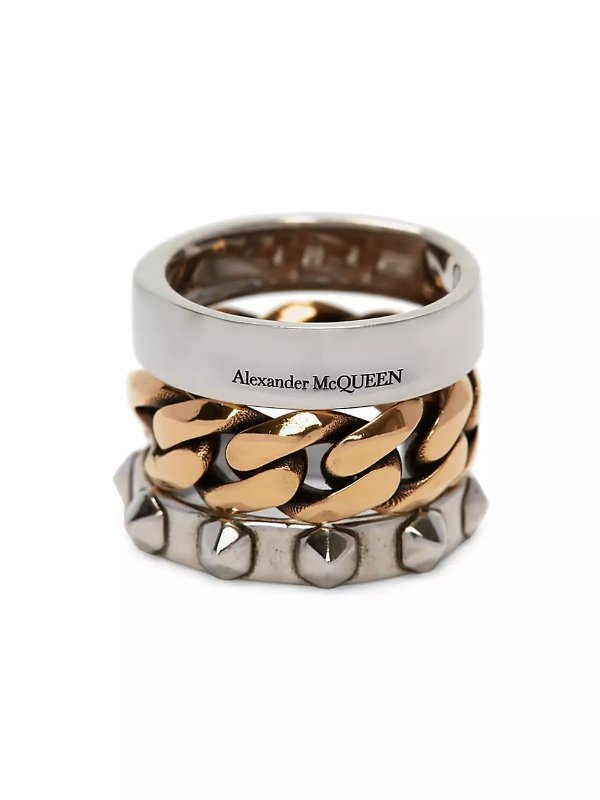 Punk Two-Tone Convertible Ring