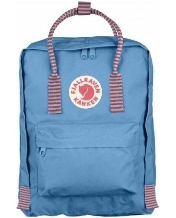 Kanken Mini Kids Backpack- Air Blue-Striped Kanken Mini Kids Backpack- Air Blue-Striped