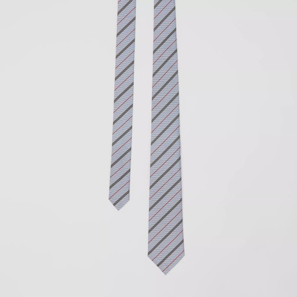 Classic Cut Striped Silk Tie