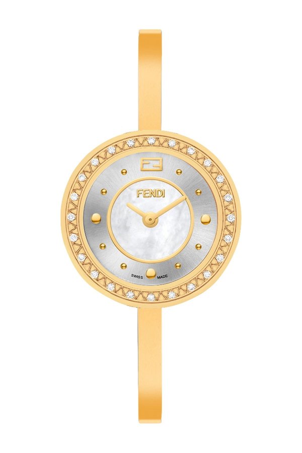 Women's Fendi My Way Diamond Bezel Bracelet Watch, 28mm - 0.20 ctw