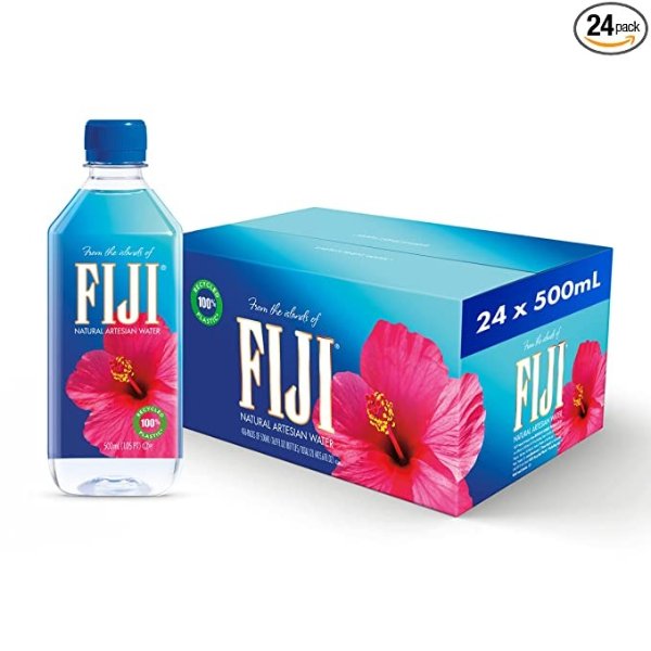 FIJI Natural Artesian Water, 16.9 Fl Oz (Pack of 24)