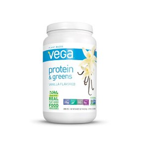 Vega Protein & Greens, Vanilla, 1.67 lb, 25 Servings
