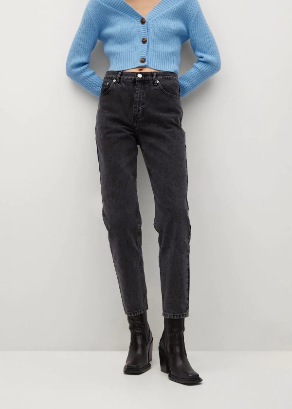 Mom 100% cotton jeans - Women | OUTLET USA