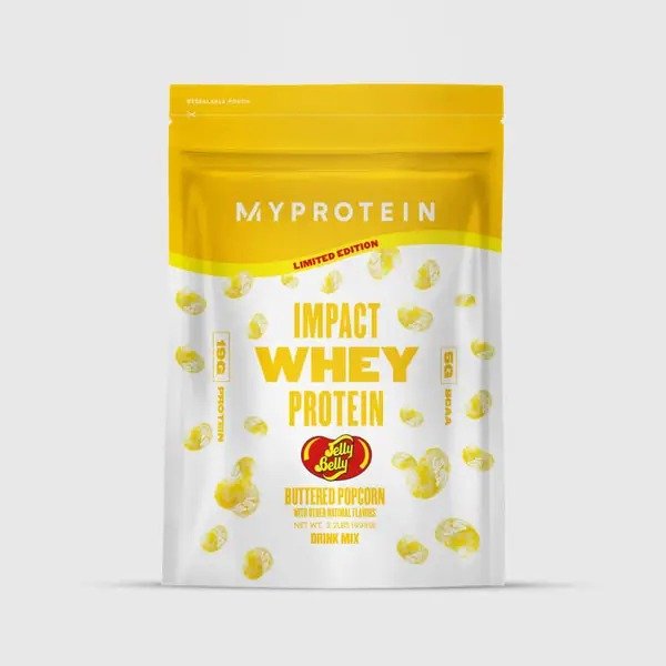 Impact Whey Protein x Jelly Belly Buttered Popcorn