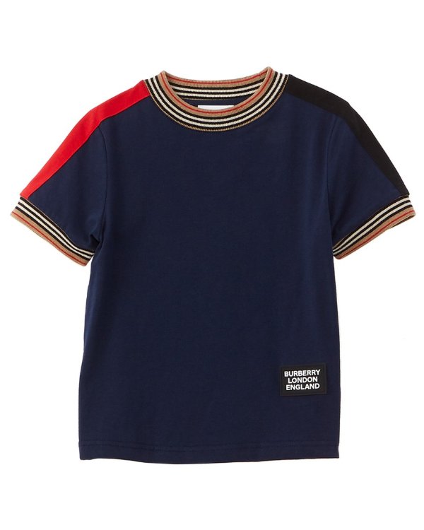 Icon Stripe Trim T-Shirt
